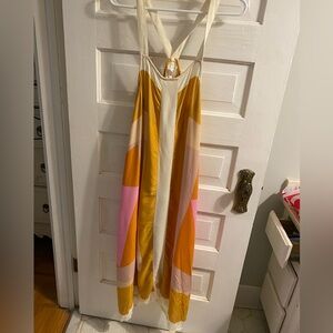 O'Neill Yellow and White Dress